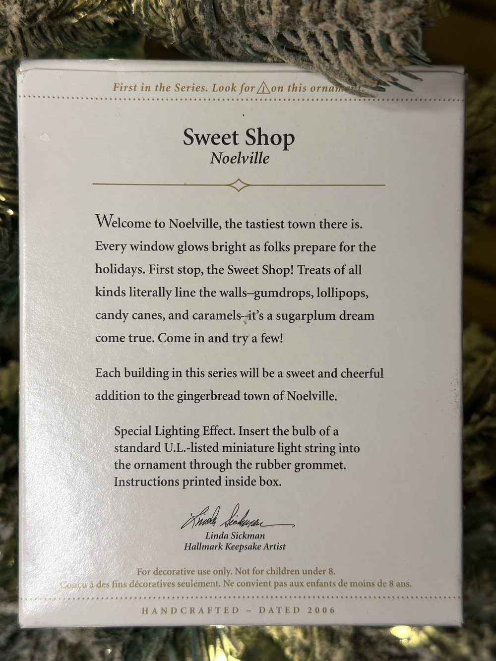 2006 Hallmark Keepsake Sweet Shop – Noelville #1 Ornament - Picture 2 of 8